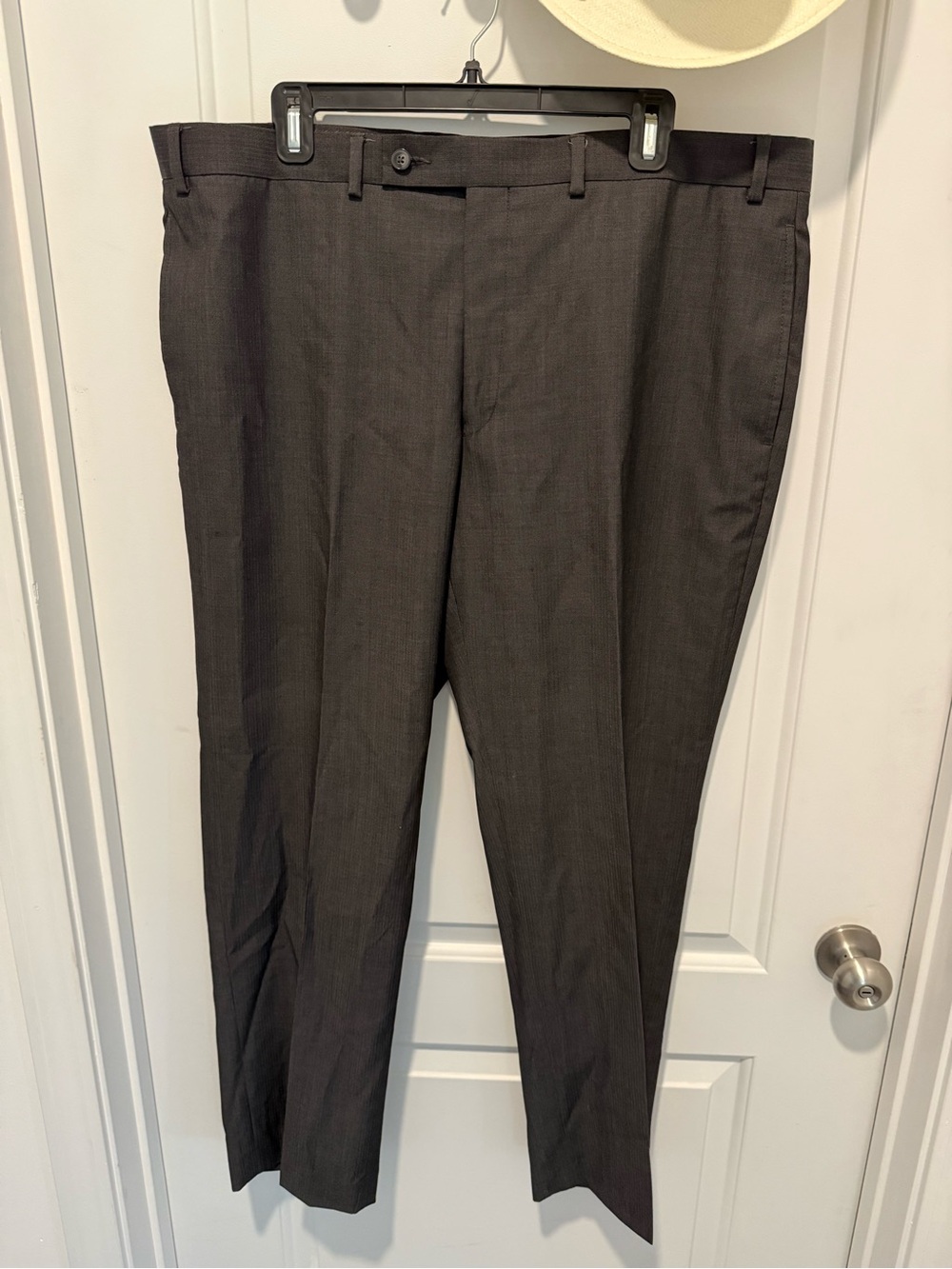 Calvin Klein Classic Men's Dress Pants in Dark Gray 40x30